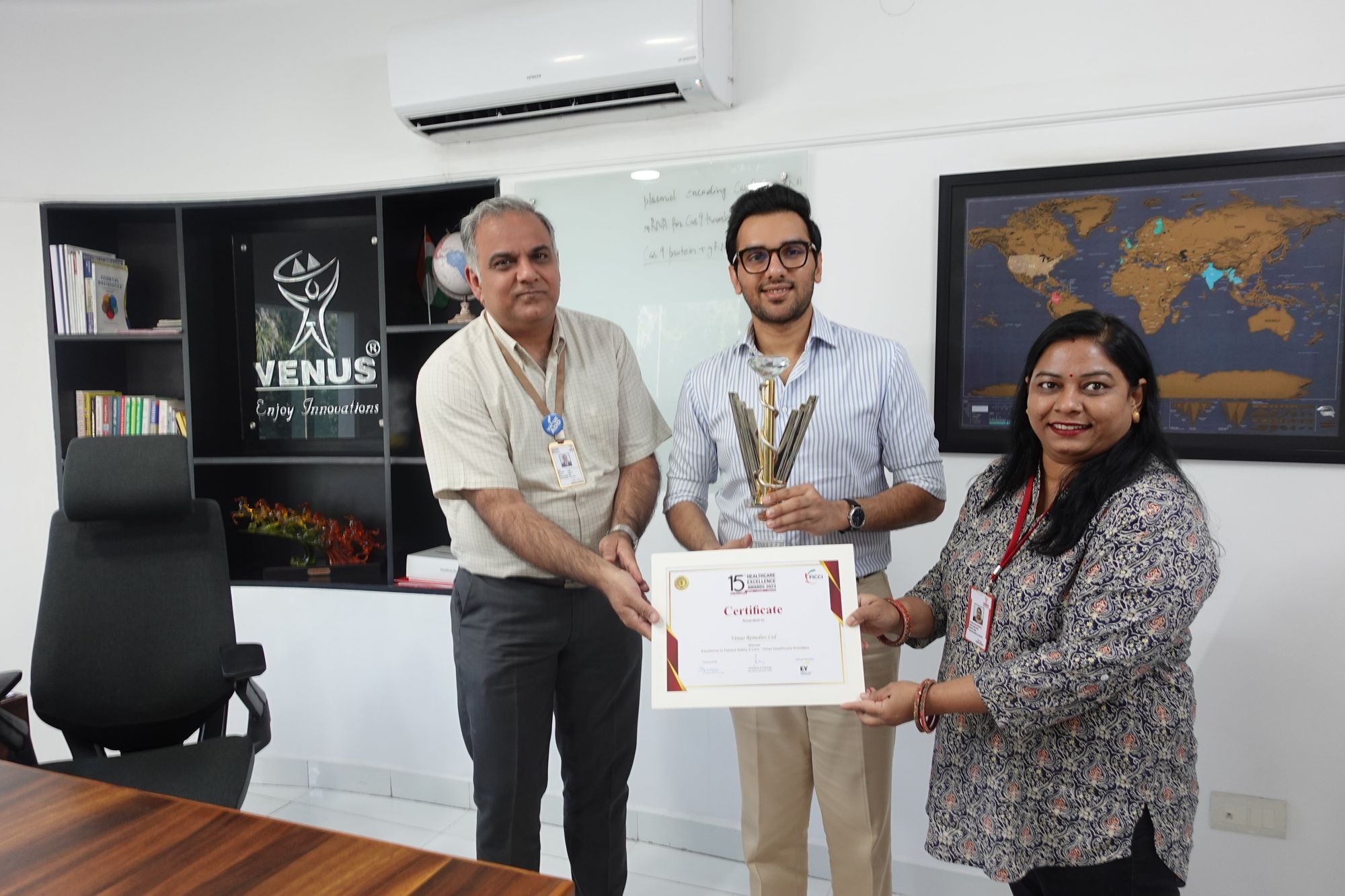 Venus Remedies Honored with FICCI Healthcare Awards 2023!