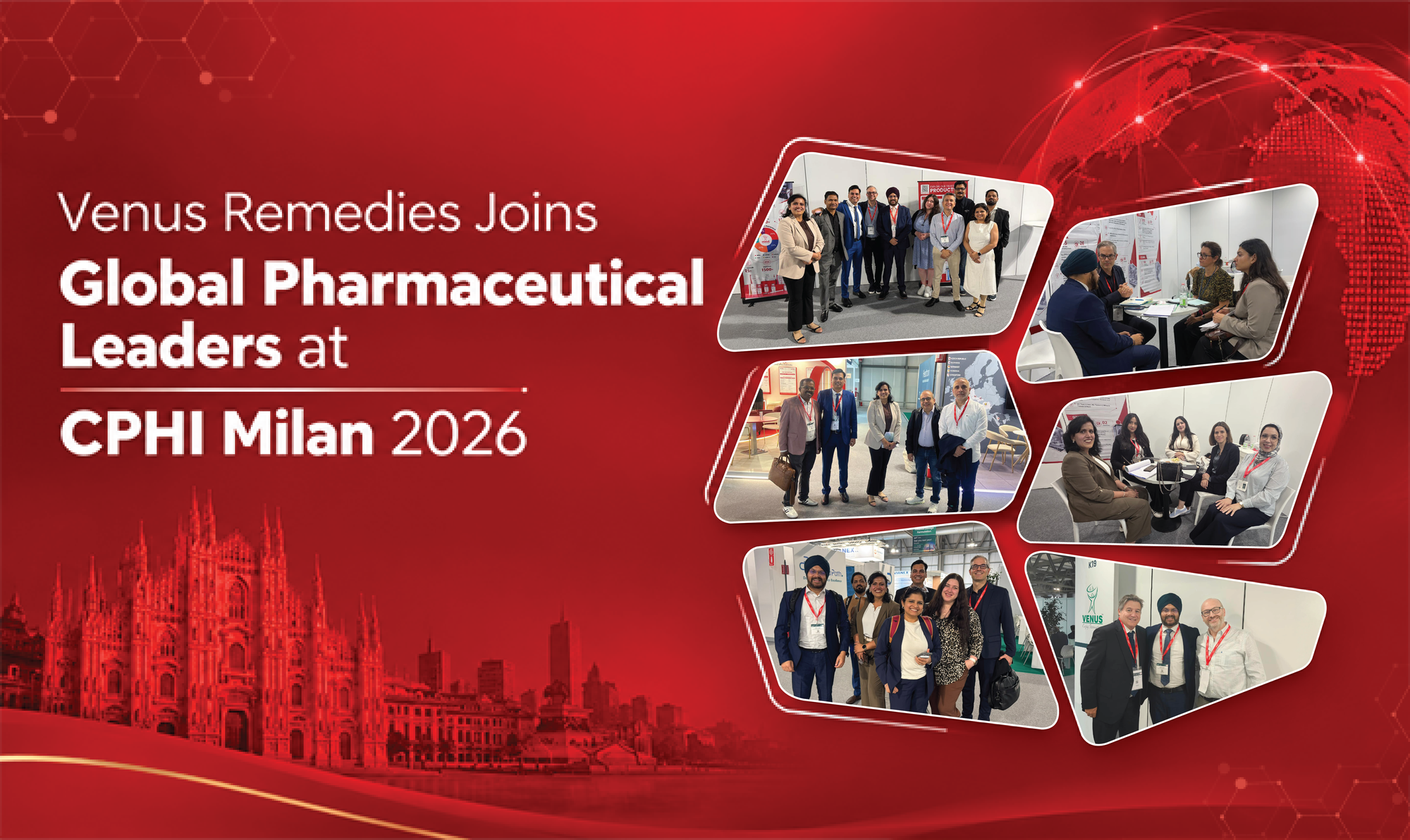 Venus Remedies Joins Global Pharmaceutical Leaders at CPHI Milan 2026