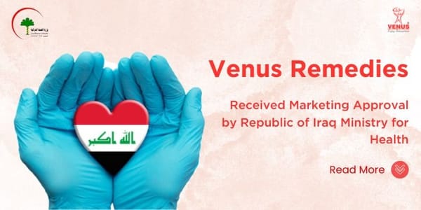 Venus Remedies in Iraq & Philippines